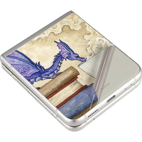 Amy Brown Whats in Here Coffee Dragon Galaxy Z Flip3 5G Skin